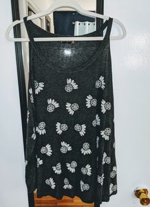 Rose Diamond Grey Dream Catcher Tank